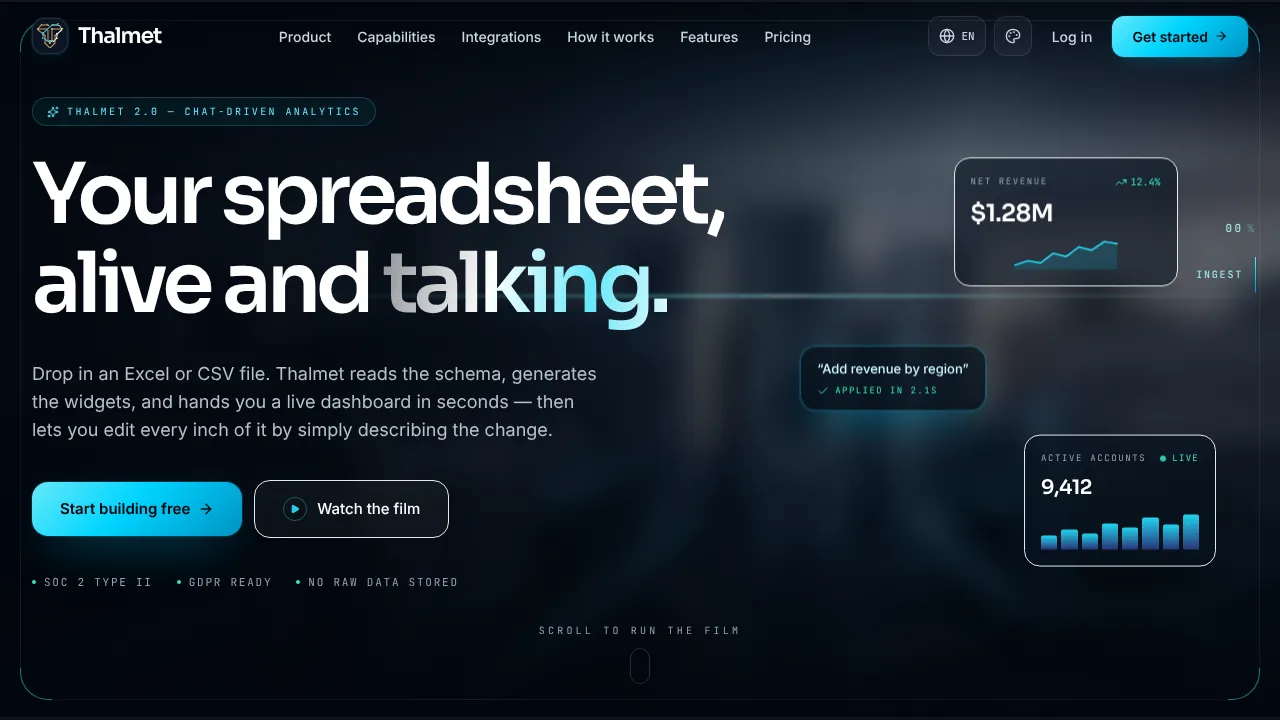 Thalmet website screenshot