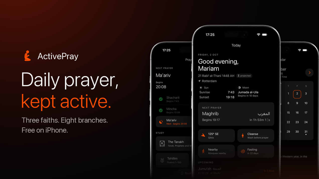 ActivePray website screenshot