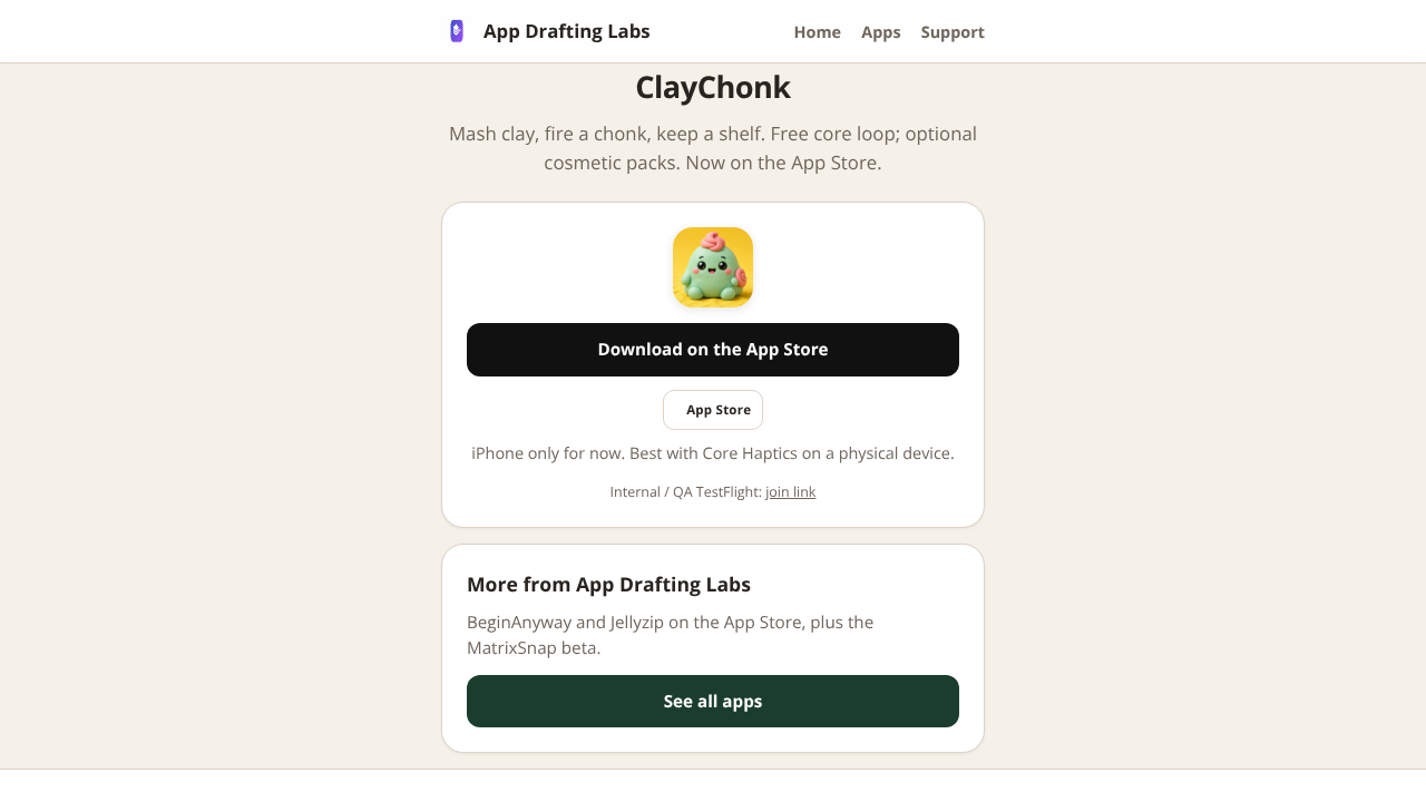 ClayChonk website screenshot