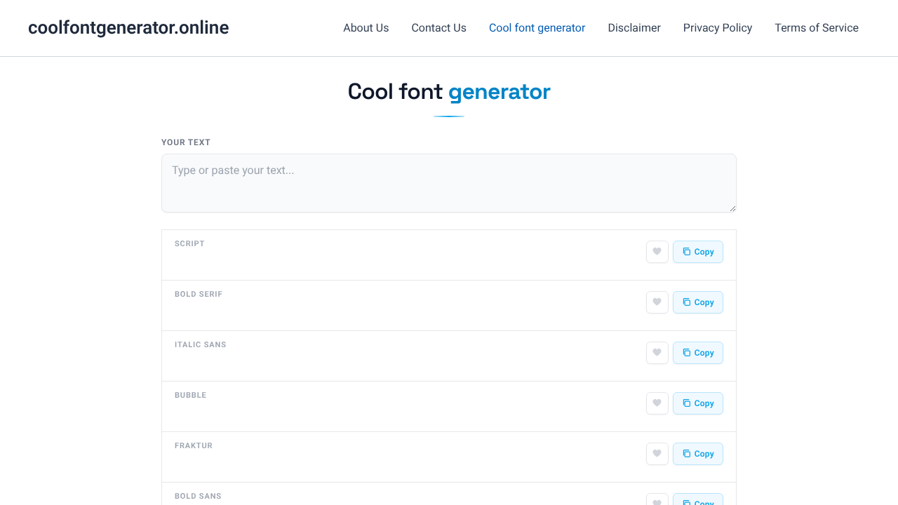 coolfontgenerator.online