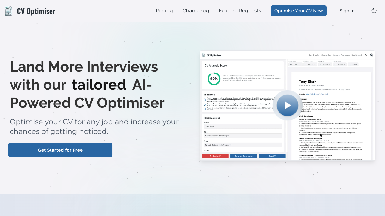 CV Optimiser