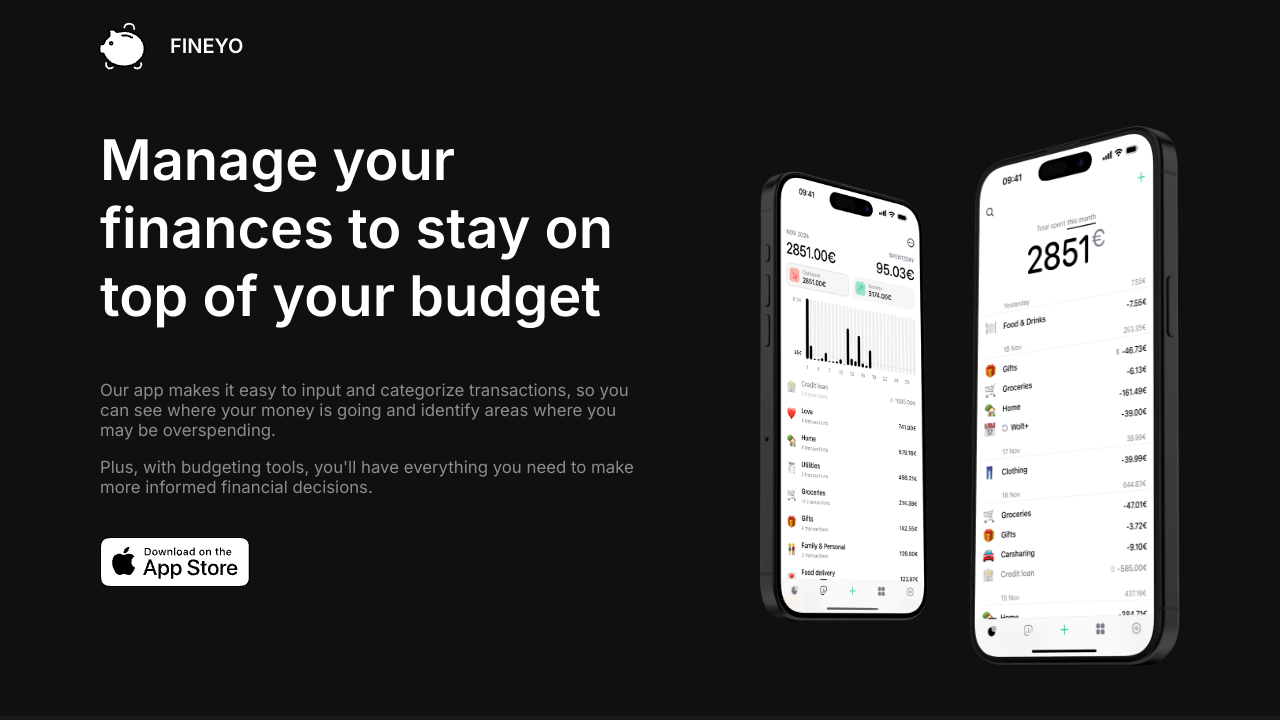 Fineyo Money & Budget Manager 3.0