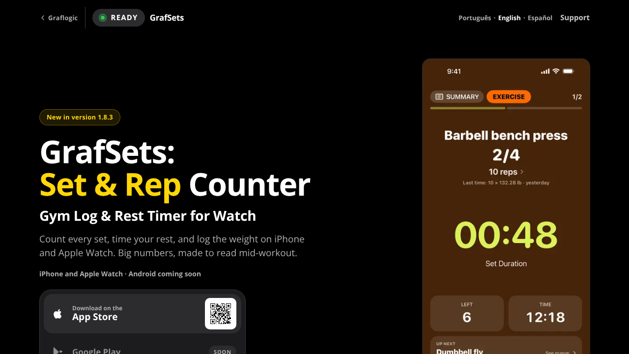 GrafSets website screenshot