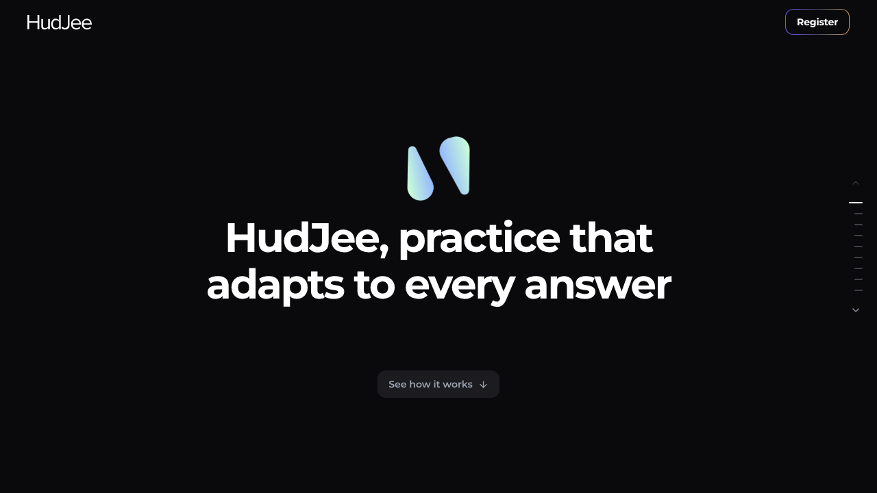 HudJee website screenshot