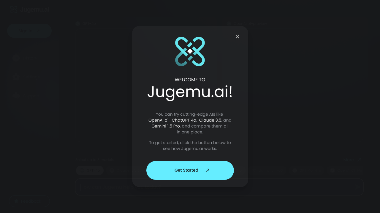 Jugemu.app with OpenAI o1 Support