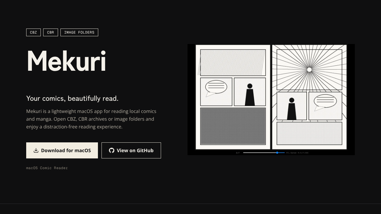 Mekuri website screenshot