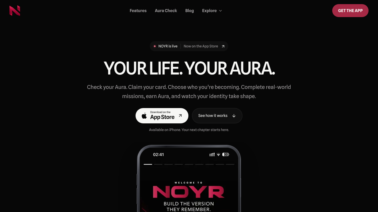 NOYR website screenshot