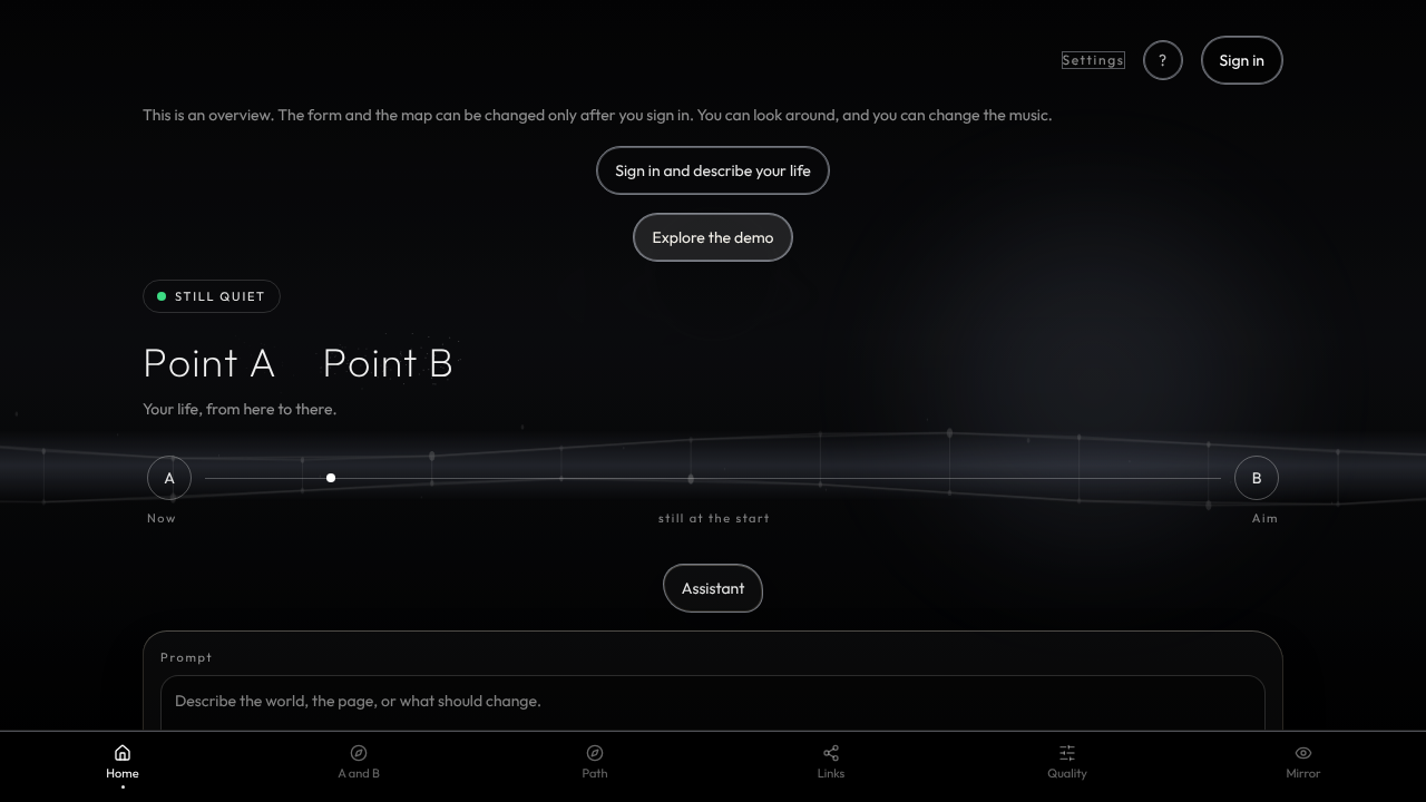 pointapointb website screenshot