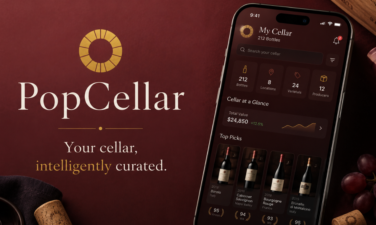 PopCellar website screenshot