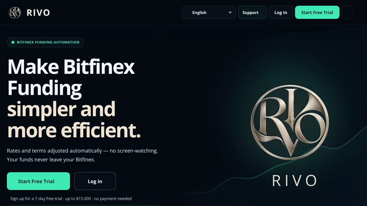 RIVO website screenshot