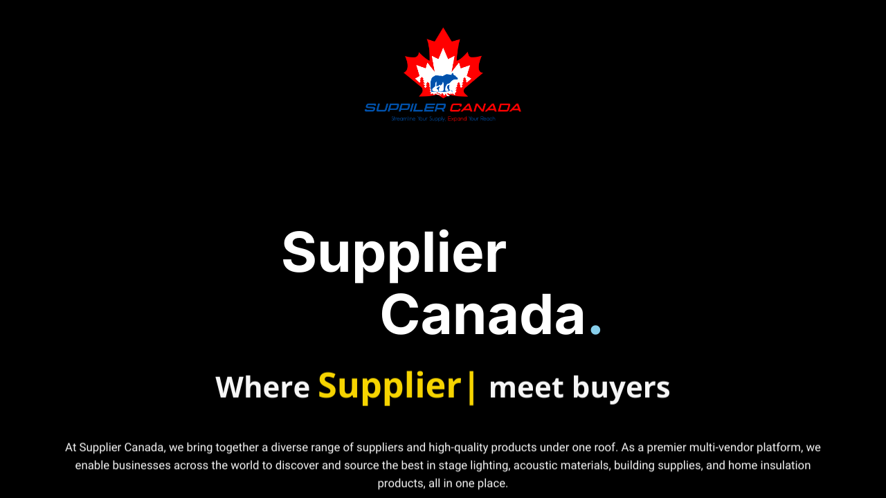 Supplier Canada