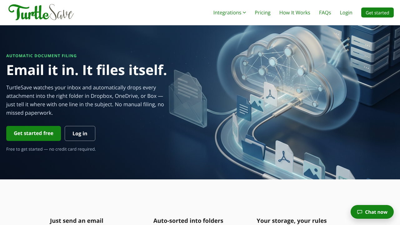 TurtleSave website screenshot