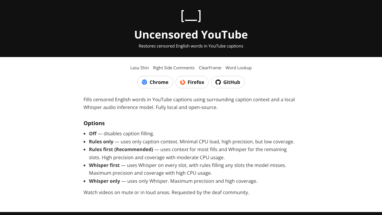 Uncensored Youtube