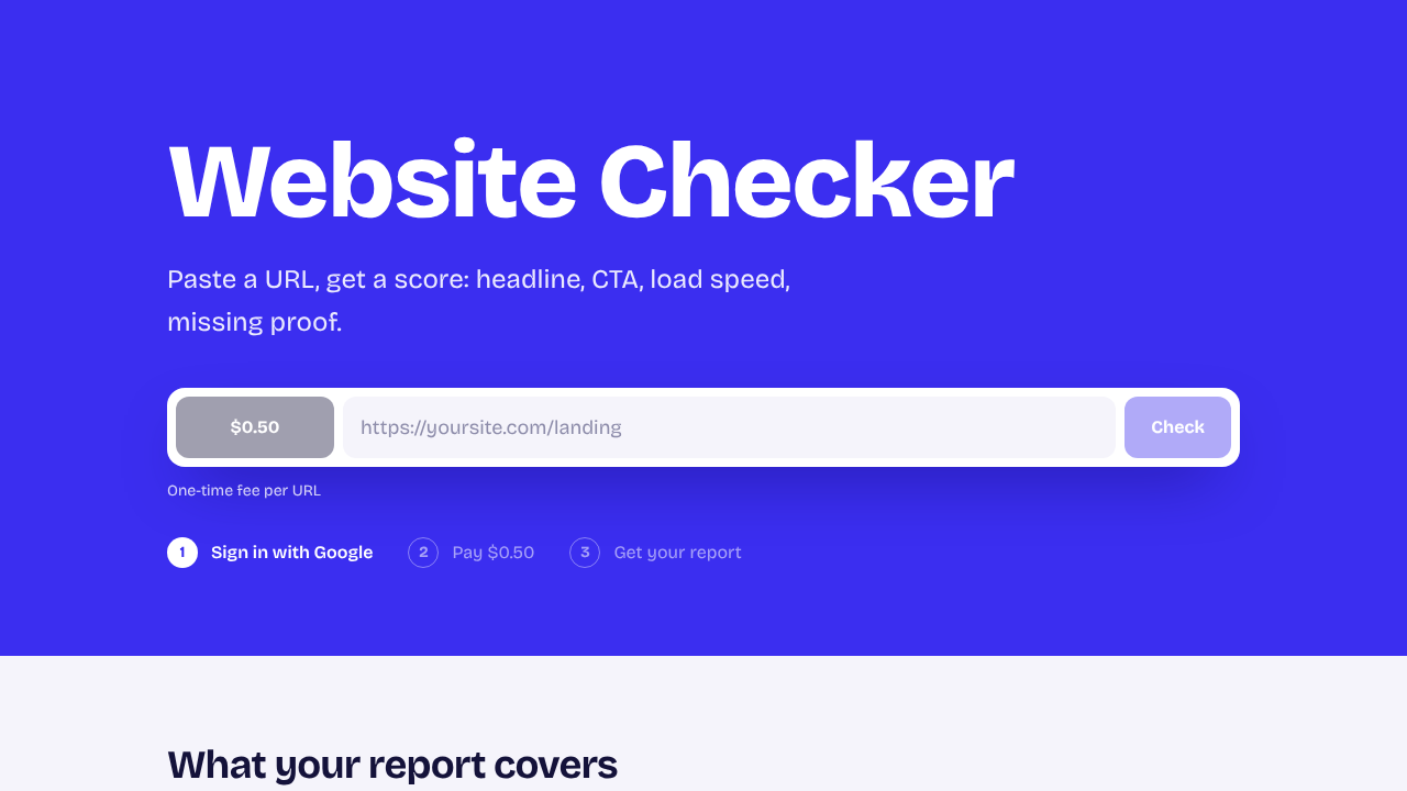 Website Checker