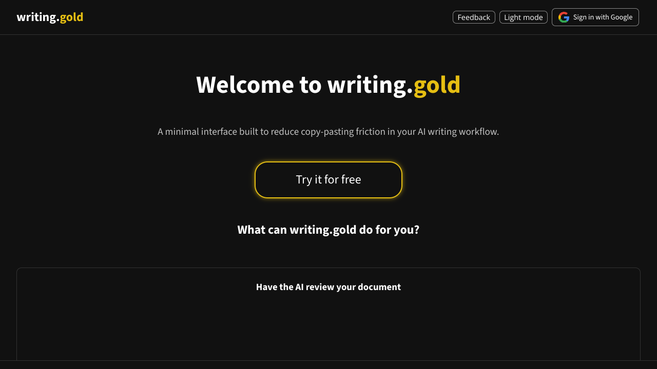 writing.gold