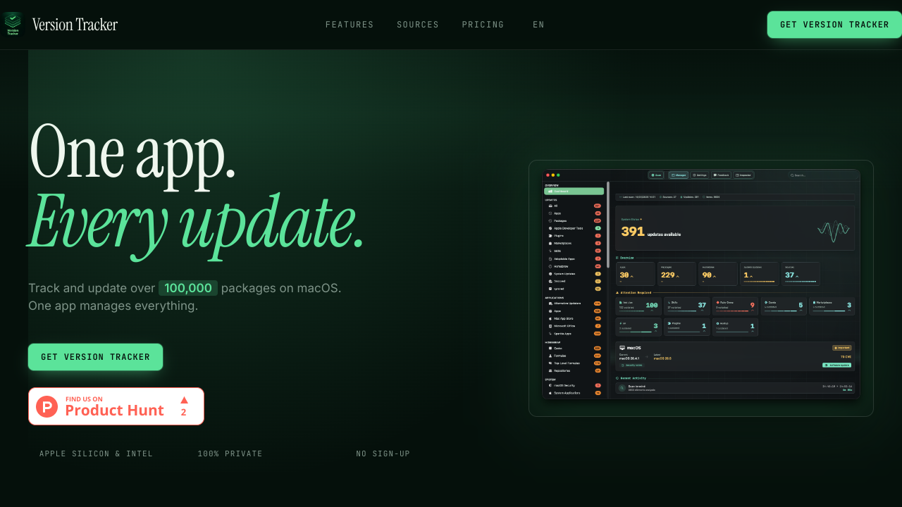 Version Tracker